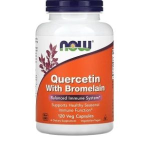 Quercétine avec bromélaïne, 120 capsules végétales